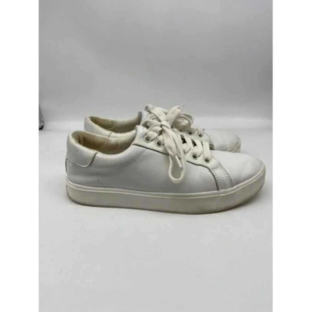 Sam Edelman‎ Ethyl Sneakers Womens 6.5M White Leather Low Top Platform Shoes